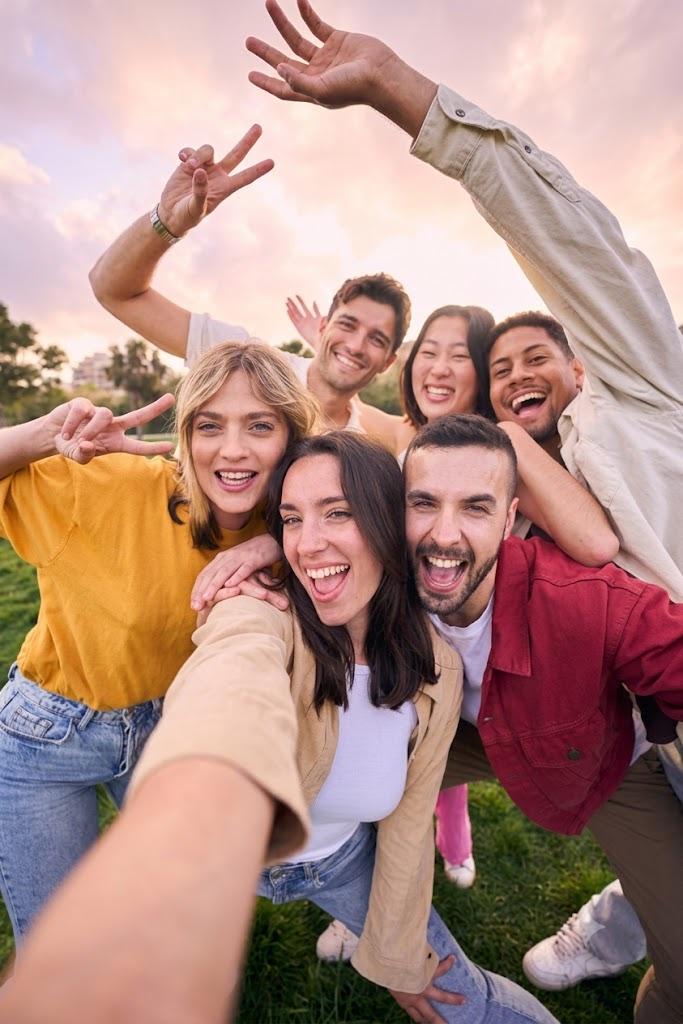 International students enjoying life in Italy with ILM